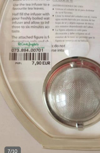 PVP 7,90€ Filtro para infusiones