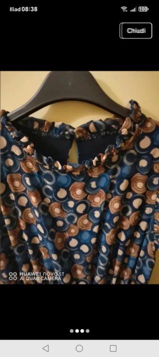 Vestito bambina fantasia cerchi