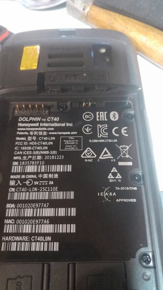 Honeywell CT40 Terminal Móvil
