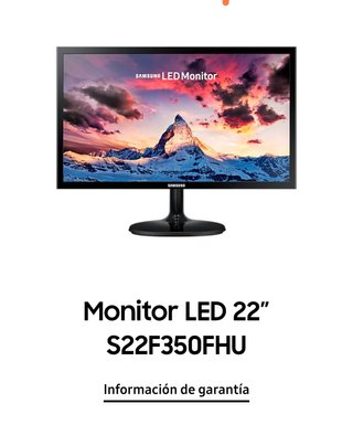 Monitor Samsung LED 22 S22F350FHU