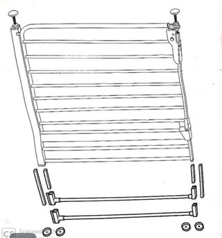 Barandilla extensible metal