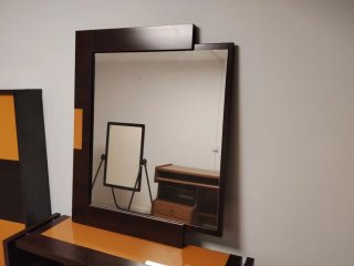 Conjunto Muebles Recibidor Madera y Cristal