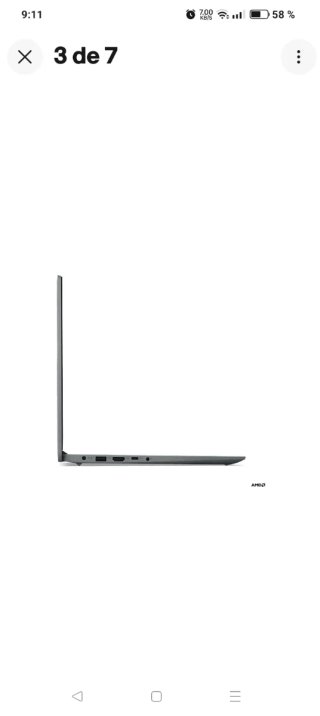 Portátil Lenovo IdeaPad 1 15ALC7 Gris/Plata