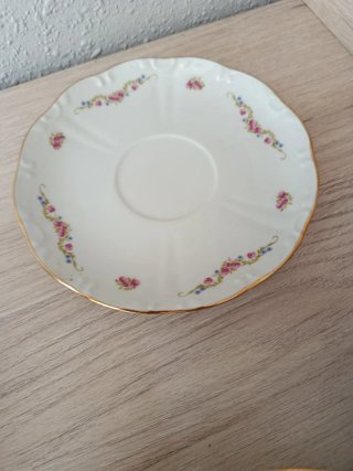 Vajilla de porcelana completa dorada