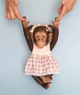 Muñeca reborn Baby Chimpancé NUEVO