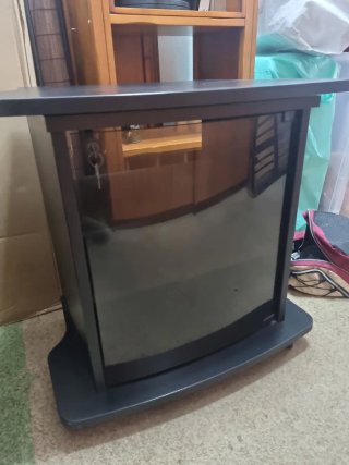 Mesa TV negra,