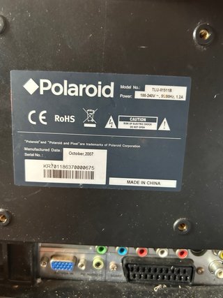 Monitor Polaroid 15 HD Ready HDMI VGA