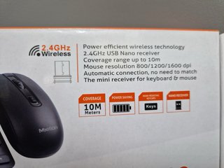 Teclado y Ratón Inalámbricos Meetion