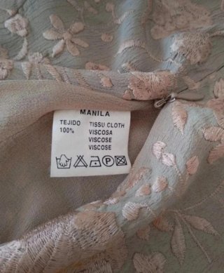 Conjunto Plural bordado top y falda