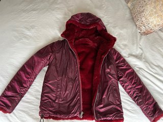 Abrigo reversible Colmar rojo