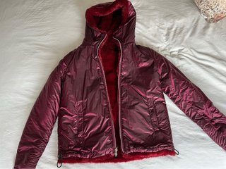Abrigo reversible Colmar rojo