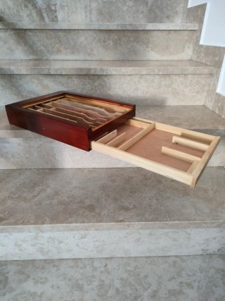 Portaposate in legno