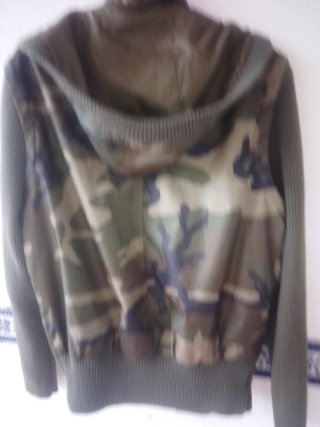 Cazadora militar camuflaje vintage