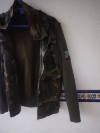Cazadora militar camuflaje vintage