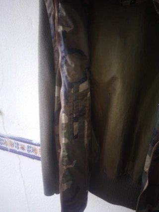 Cazadora militar camuflaje vintage