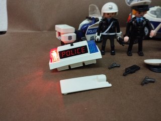 Playmobil Policía Coche y Moto