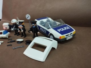 Playmobil Policía Coche y Moto