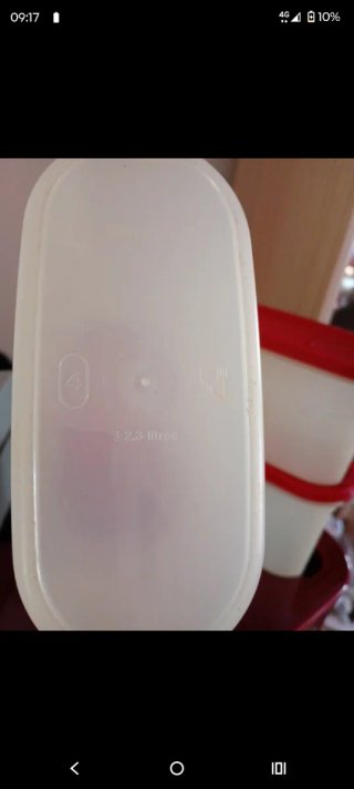 Set 3 Contenitori Dispensa Tupperware Rossi