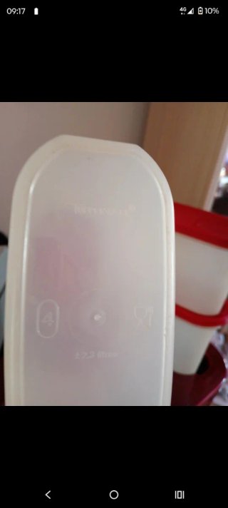 Set 3 Contenitori Dispensa Tupperware Rossi