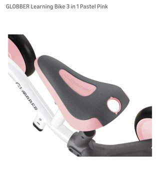 Bicicleta de Equilibrio 3en1 Pastel Pink
