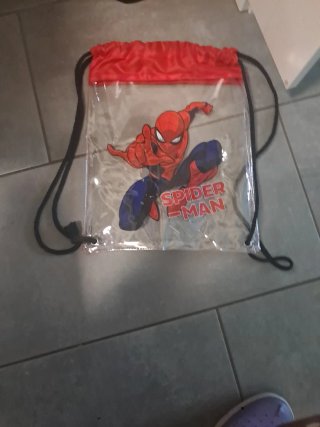 Sacca trasparente Spiderman