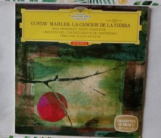 Vinilo Gustav Mahler La Cancion de la Tierra