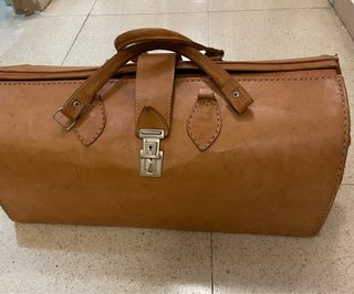 Maletines médico vintage cuero genuino
