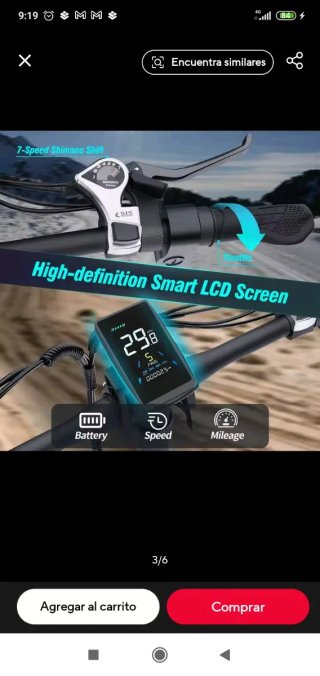 Bicicleta Eléctrica Ridstar H2PRO