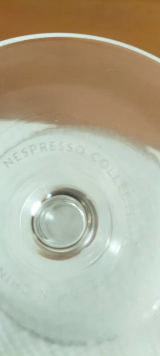 Coppe in vetro rigato
