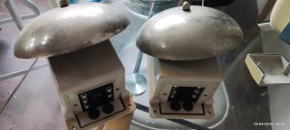 2 Timbres Antiguos Pesados y muy grandes