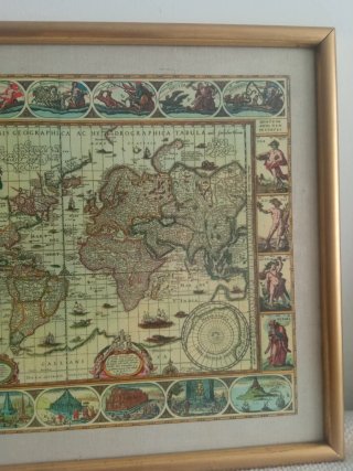 Cuadro Mapa Mundi
