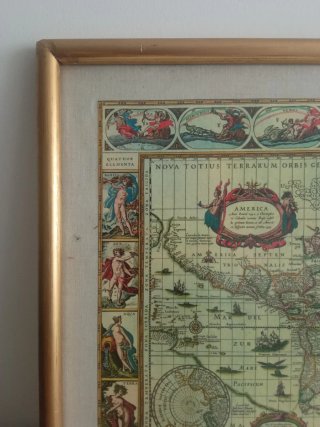 Cuadro Mapa Mundi