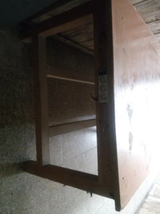Mesa de madera maciza rústica