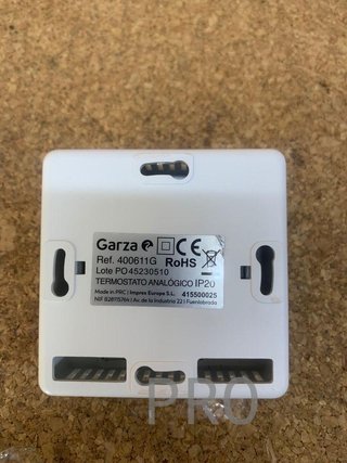Termostato analógico para caldera y calefacción
