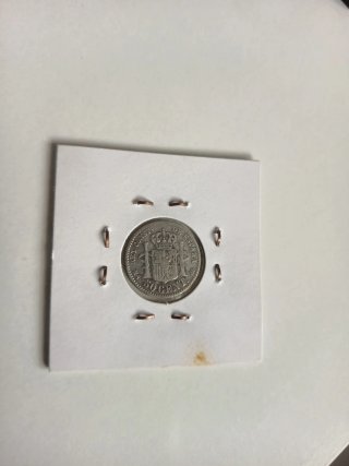 Moneda 50 céntimos Alfonso XII 1881 plata
