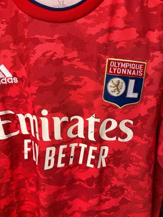 Camiseta Adidas Olympique Lyon XL Roja
