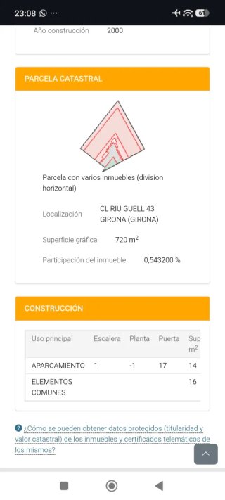 Garaje / Parquing Girona