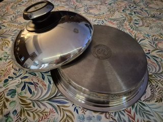 Sartén AMC Grill 24cm con Tapa Cúpula M30