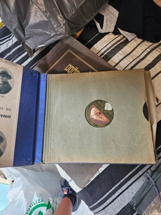 Lote di dischi in vinile antichi Luisa Fernanda