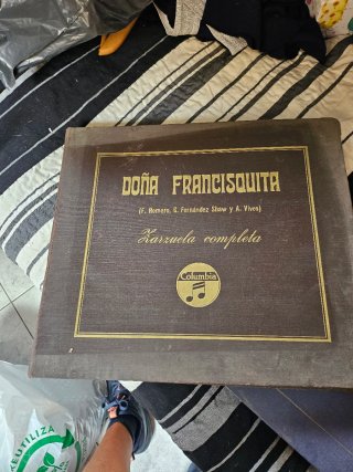 Lote di dischi in vinile antichi Luisa Fernanda