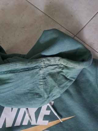 Felpa Nike SB uomo verde con cappuccio