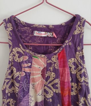 Desigual Vestido Talla 7-8 años