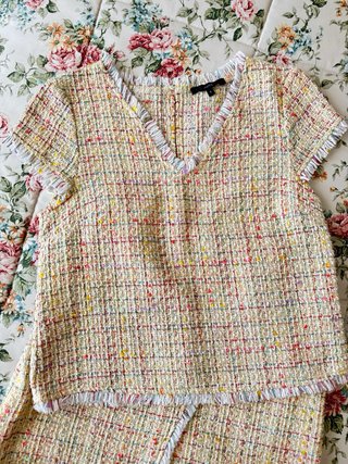 Top Tweed Amitié Multicolor