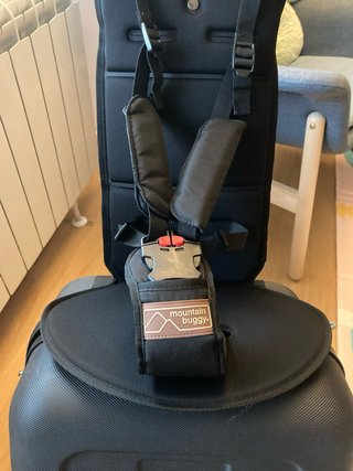 Maleta cabina con silla para bebé