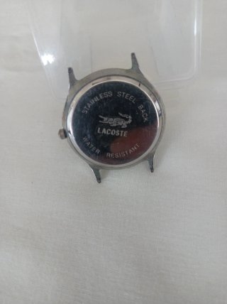 Reloj Lacoste Negro y Plateado