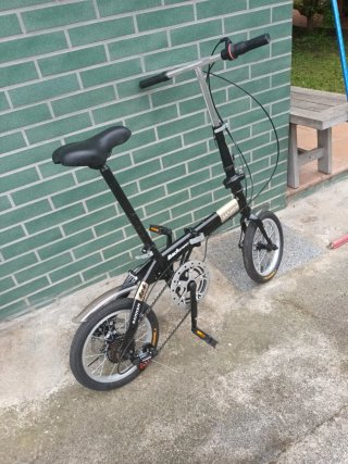 Bicicleta nueva plegable Sanhem con frenos disco