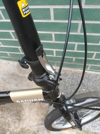 Bicicleta nueva plegable Sanhem con frenos disco