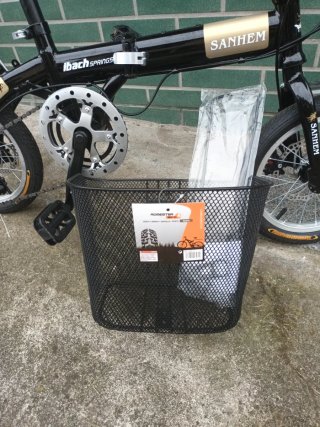 Bicicleta nueva plegable Sanhem con frenos disco