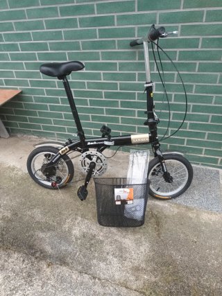 Bicicleta nueva plegable Sanhem con frenos disco