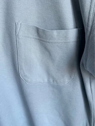 Polo cotone celeste NIAMA Tg XXL Vintage